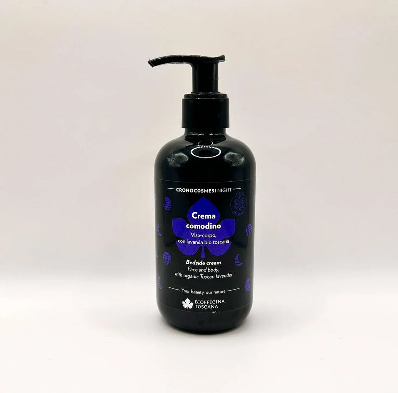 Biofficina Toscana Lavendel Nattkräm 50ml | Kakaosmör, Lavendel & Mannaask - Essenza Naturals