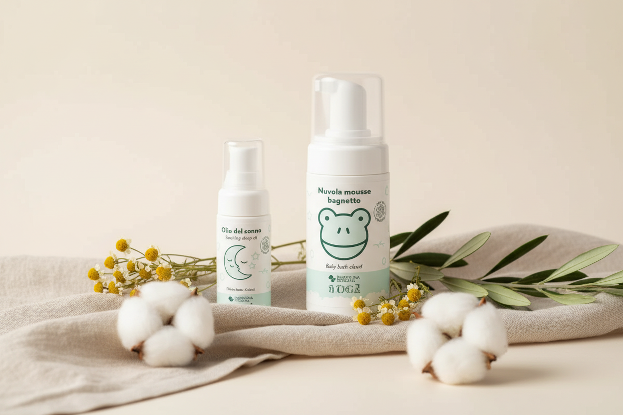 Babyhudvård guide - naturliga produkter för bebisar från Biofficina Toscana