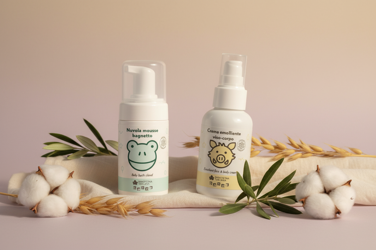 Ekologisk babyvård och barnhudvård från Biofficina Toscana