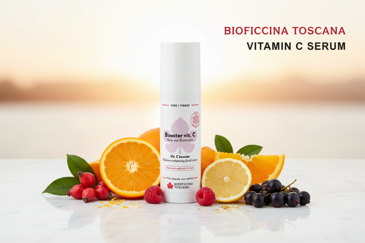 Vitamin C Booster serum från Biofficina Toscana - uppljusande ansiktsserum