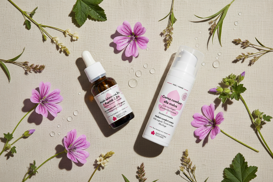 Naturliga ingredienser för känslig hud från Biofficina Toscana