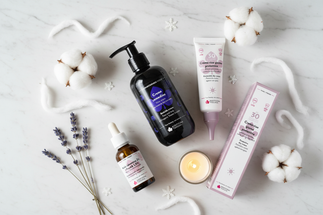 Vinterhudvård och skydd mot nordiskt klimat från Biofficina Toscana