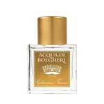 Acqua di Bolgheri Gelsomino Toscano parfymflaska i klarglas med guldlock – Eau de Parfum närbild