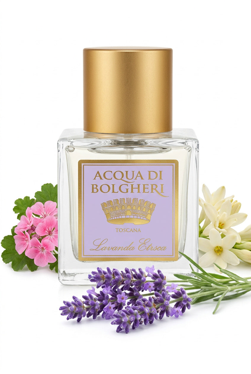 Lavenda Eterea Eau de Parfum unisex med lavendel, bergamott och vit mysk – naturlig parfym