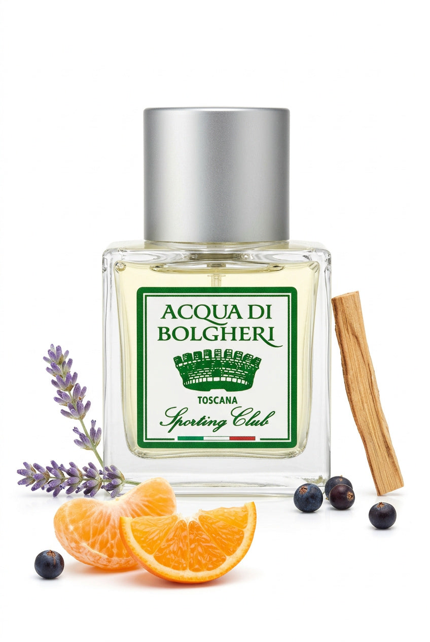 Sporting Club Eau de Parfum herr med marina noter, bärnsten och citrus – naturlig parfym