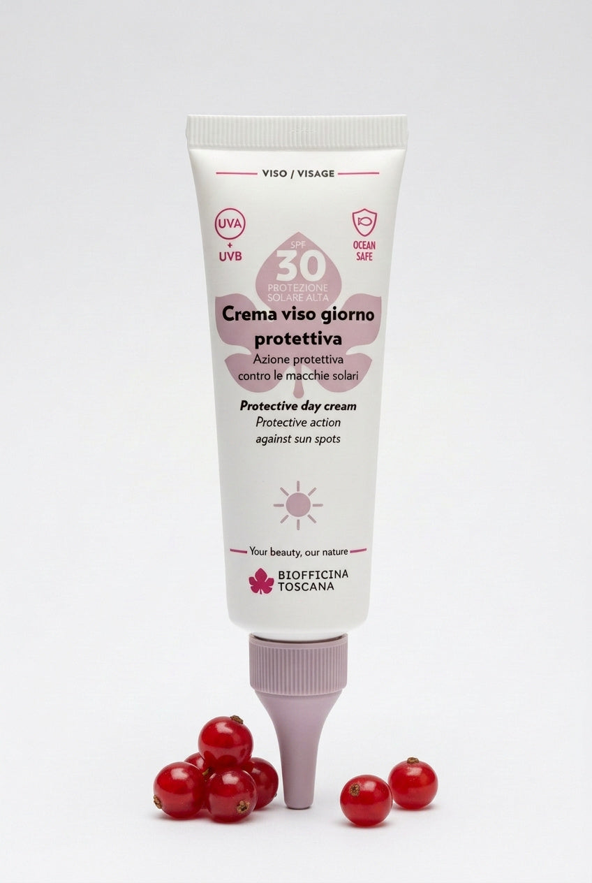Dagkräm SPF30 med astaxantin och Rubiox 2.0 50ml – skyddande antioxidant ansiktskräm från Biofficina Toscana