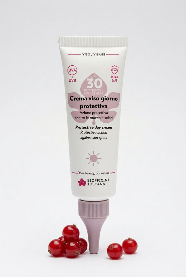 Dagkräm SPF30 med astaxantin och Rubiox 2.0 50ml – skyddande antioxidant ansiktskräm från Biofficina Toscana