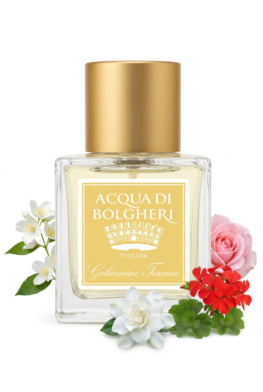 Gelsomino Toscano Eau de Parfum dam med jasmin, gardenia och bärnsten – naturlig parfym