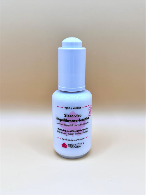 Biofficina Toscana Balanserande & Lugnande Serum 30ml | Dämpar rodnader & Lugnar känslig hud
