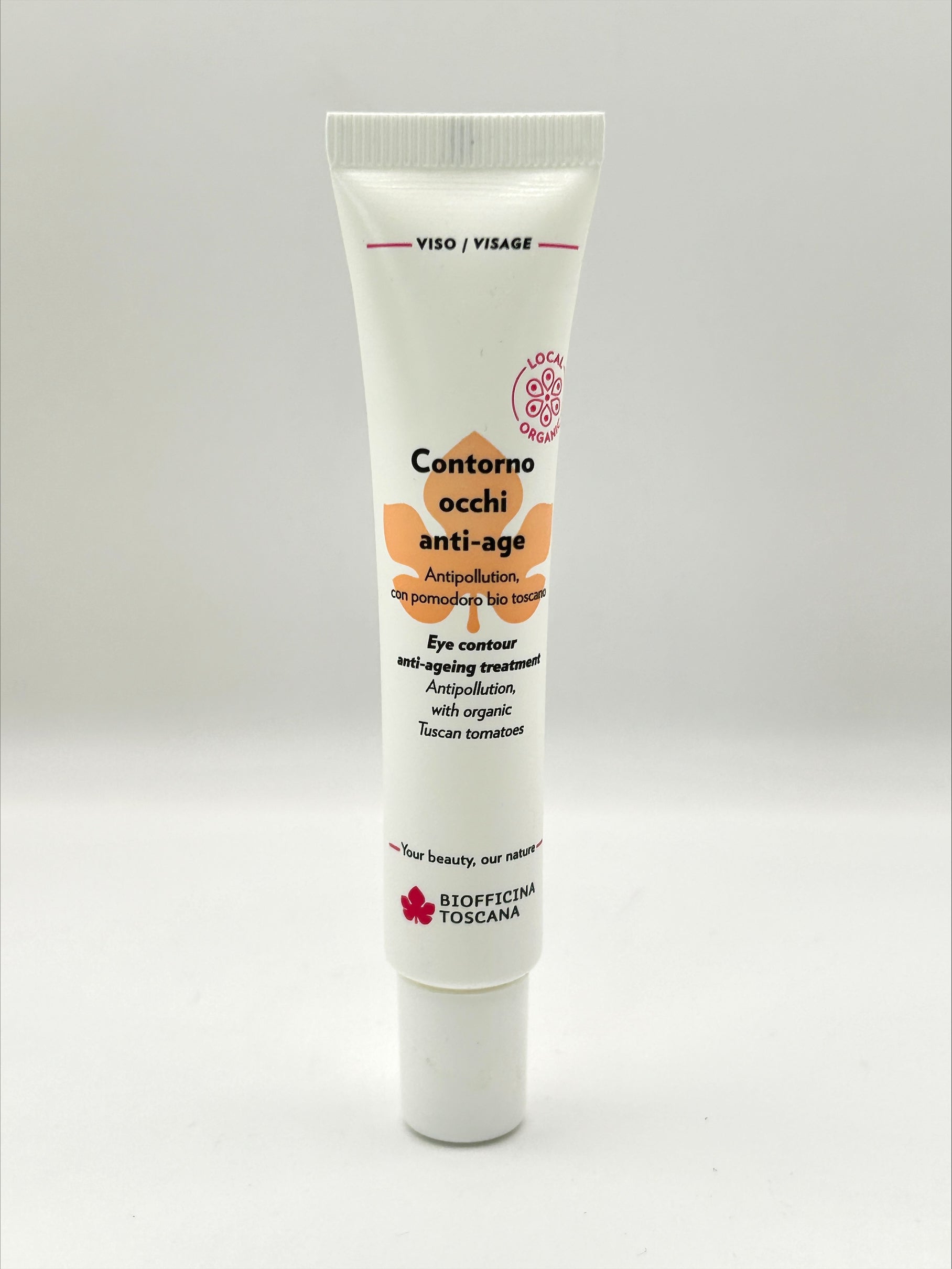Närbild ögonkräm Liquepom & Vitamin K 15ml – Biofficina Toscana