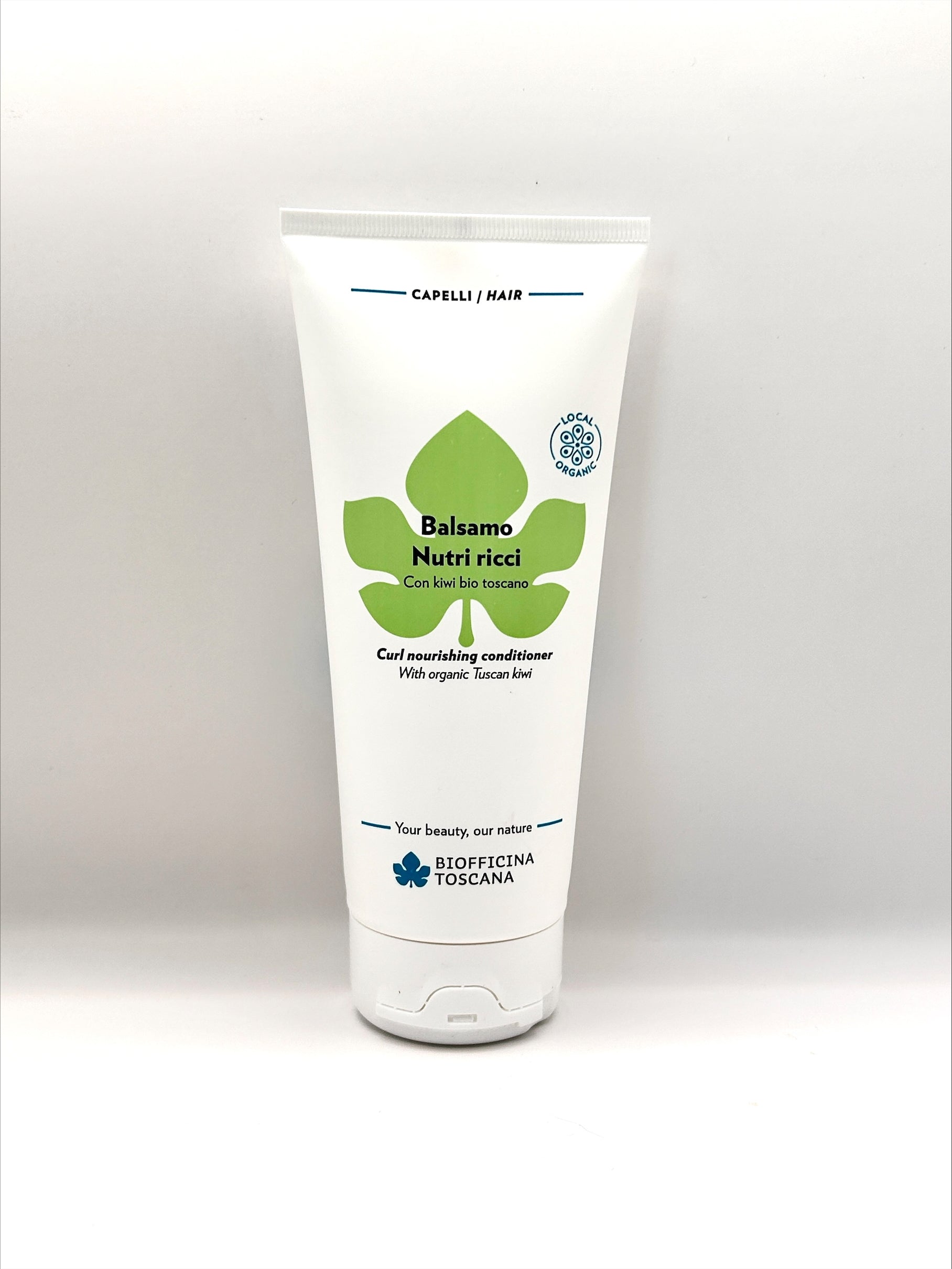 Biofficina Toscana Närande Balsam för Lockigt Hår 200ml - Kiwi & Sheasmör