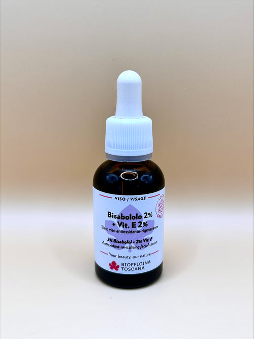 Biofficina Toscana 2% Bisabolol + 2% Vit. E Serum 30ml | Lugnande & Anti-aging