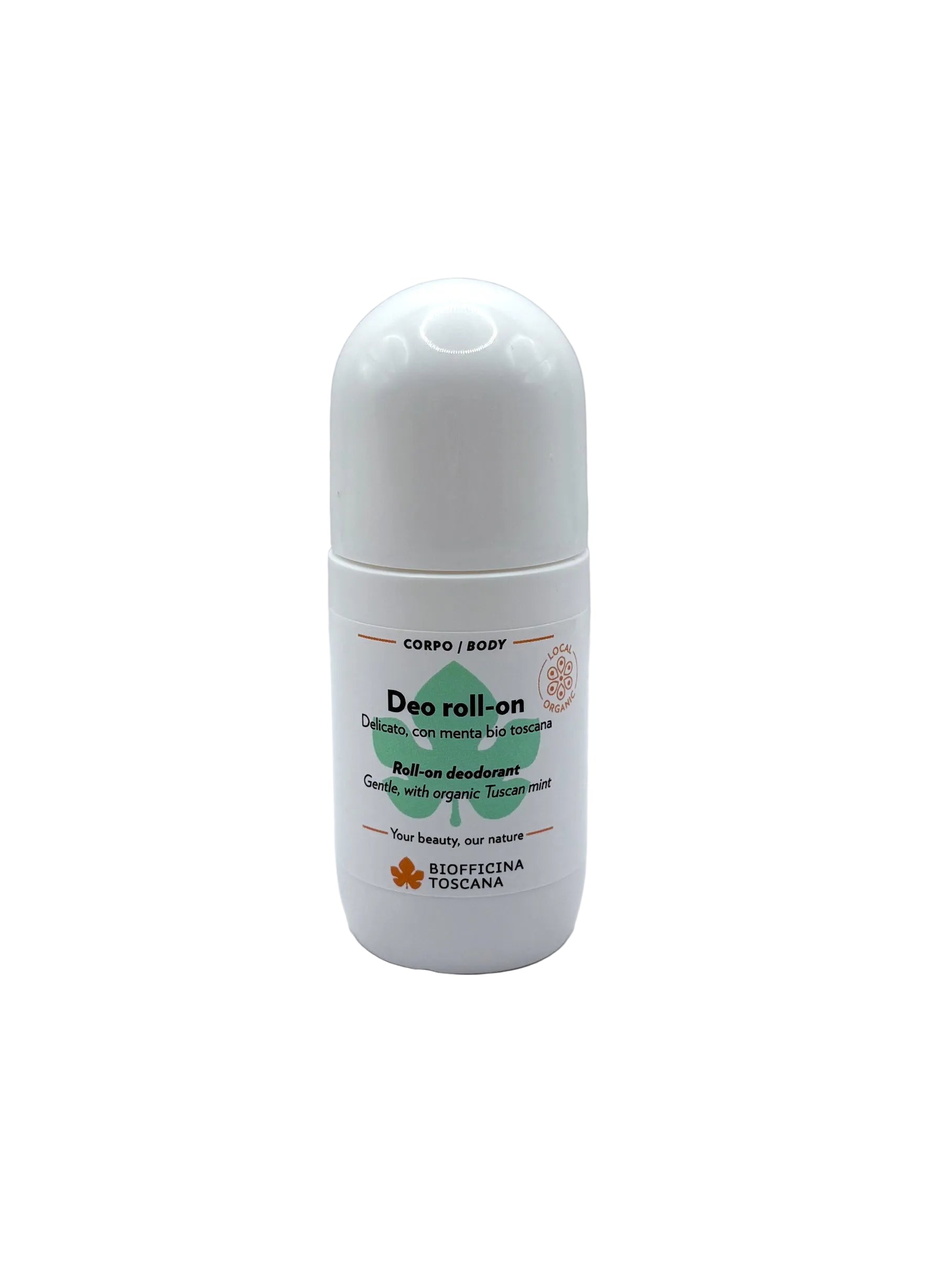 Biofficina Toscana Roll-on Deodorant 50ml Naturlig Aluminium-fri | Italiensk Hudvård - Essenza Naturals
