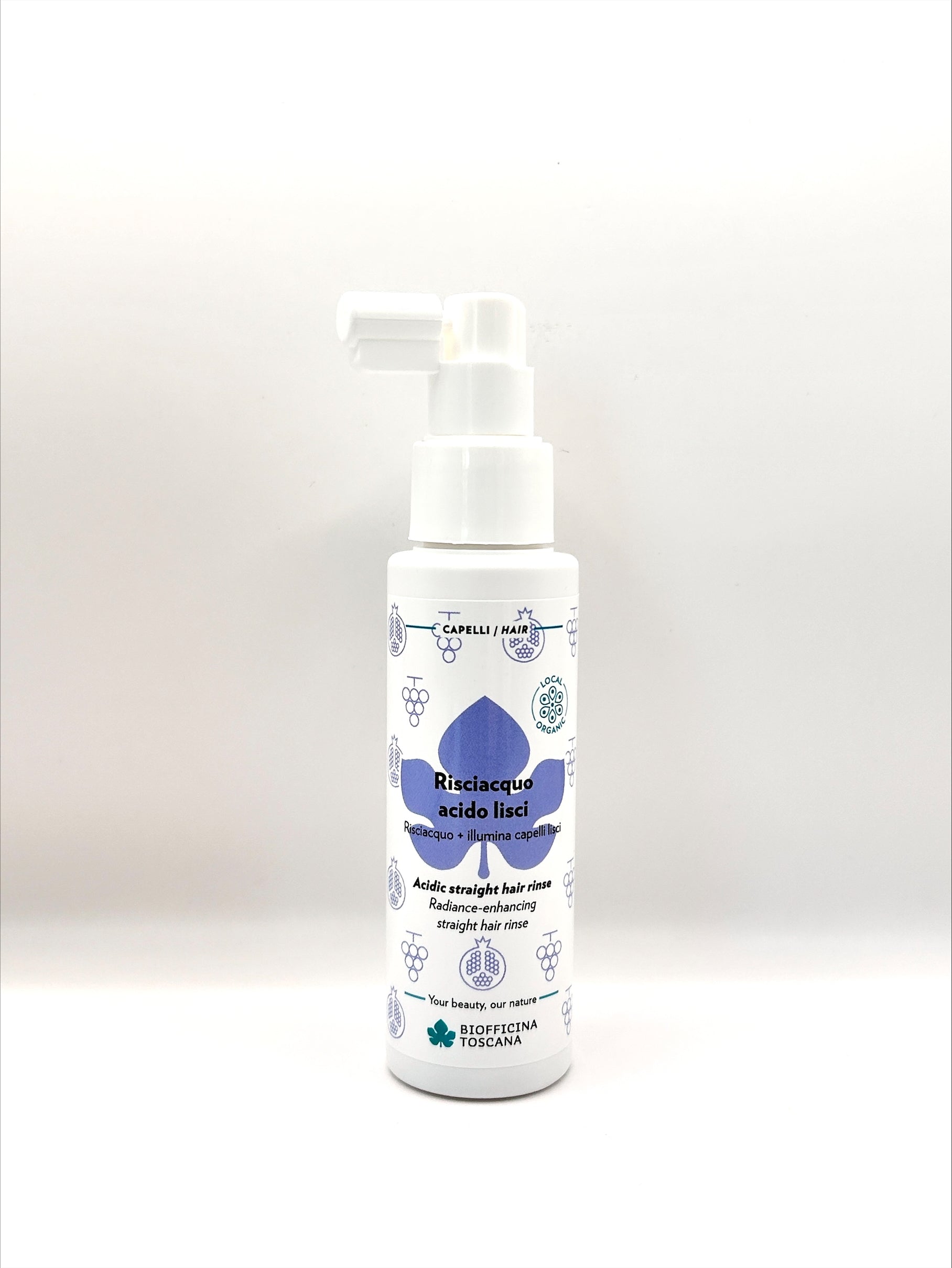 Biofficina Toscana Balsamspray för Rakt Hår 100ml | För maximal glans