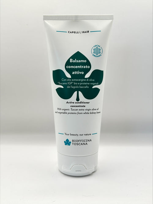 Biofficina Toscana Aktivt Balsam Koncentrat – reparerande hårbalsam med olivolja och växtproteiner