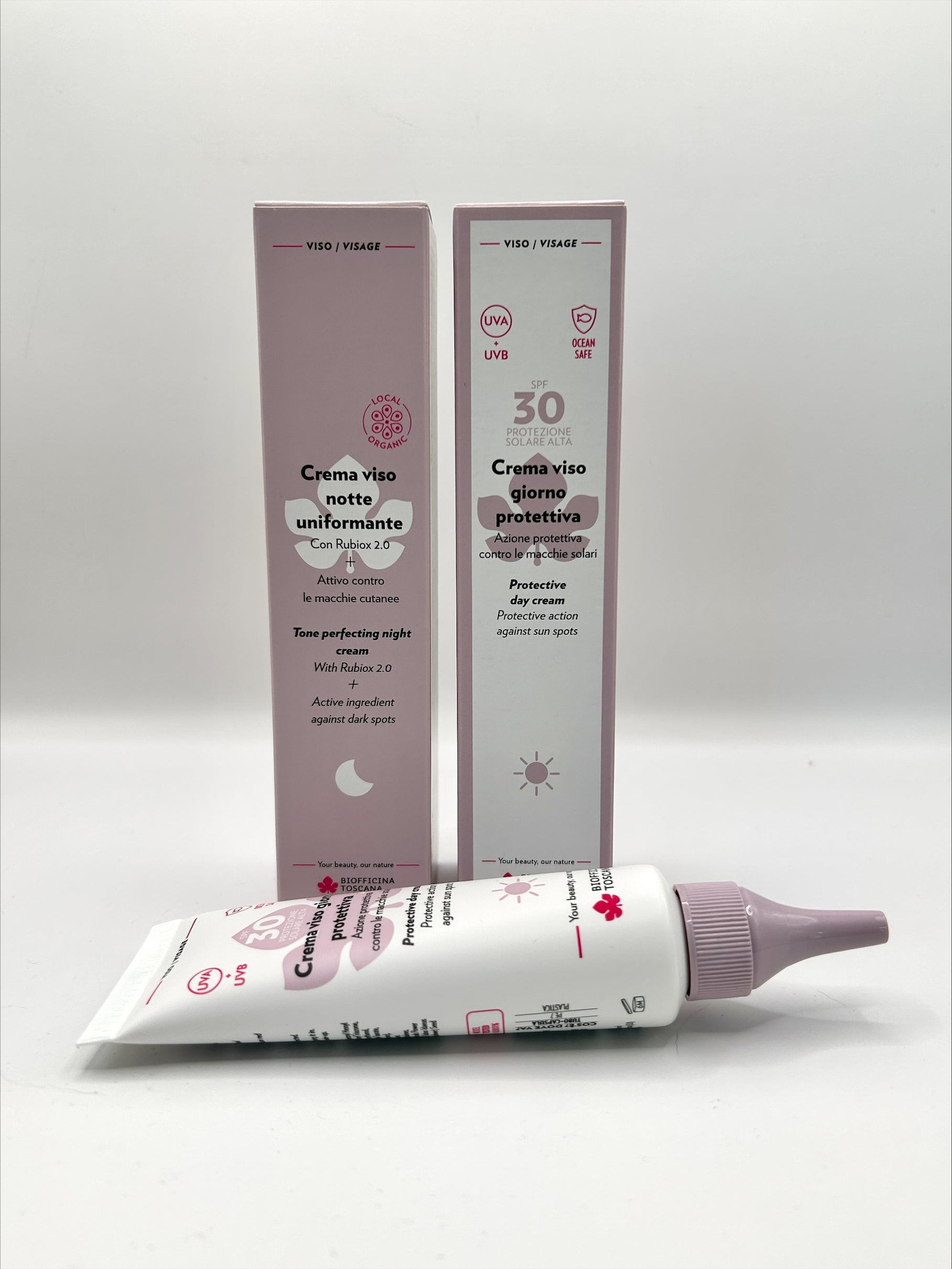Biofficina Toscana Dagkräm SPF30 – antioxidant dagkräm med astaxantin och solskydd mot åldrande