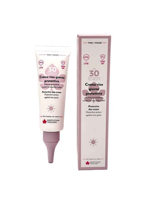 Biofficina Toscana Skyddande Dagkräm SPF30 50ml | Rubiox & Astaxantin - Essenza Naturals 