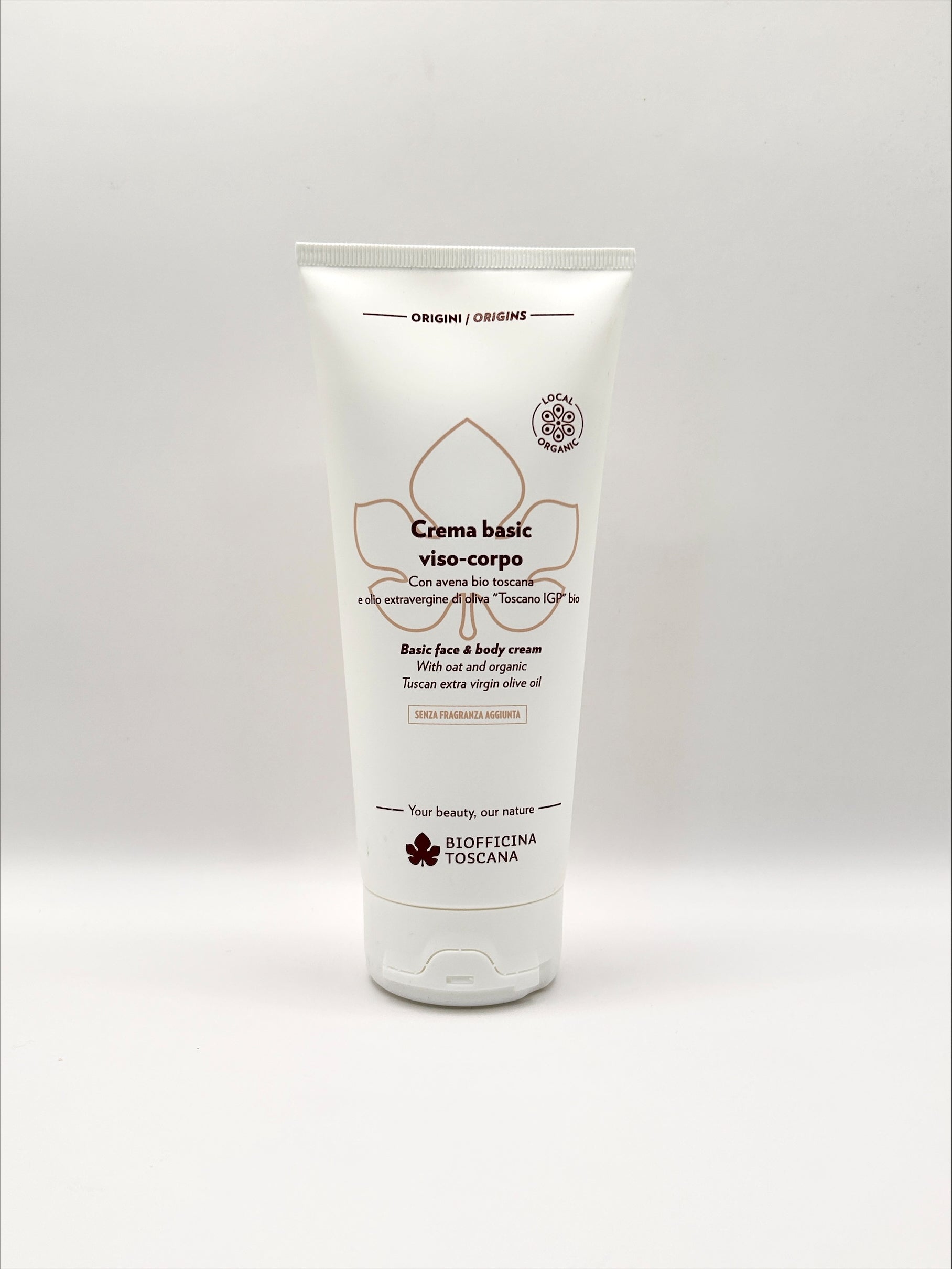 Biofficina Toscana Basic Ansikts- & Kroppskräm 200ml | Återfuktande & Lugnande