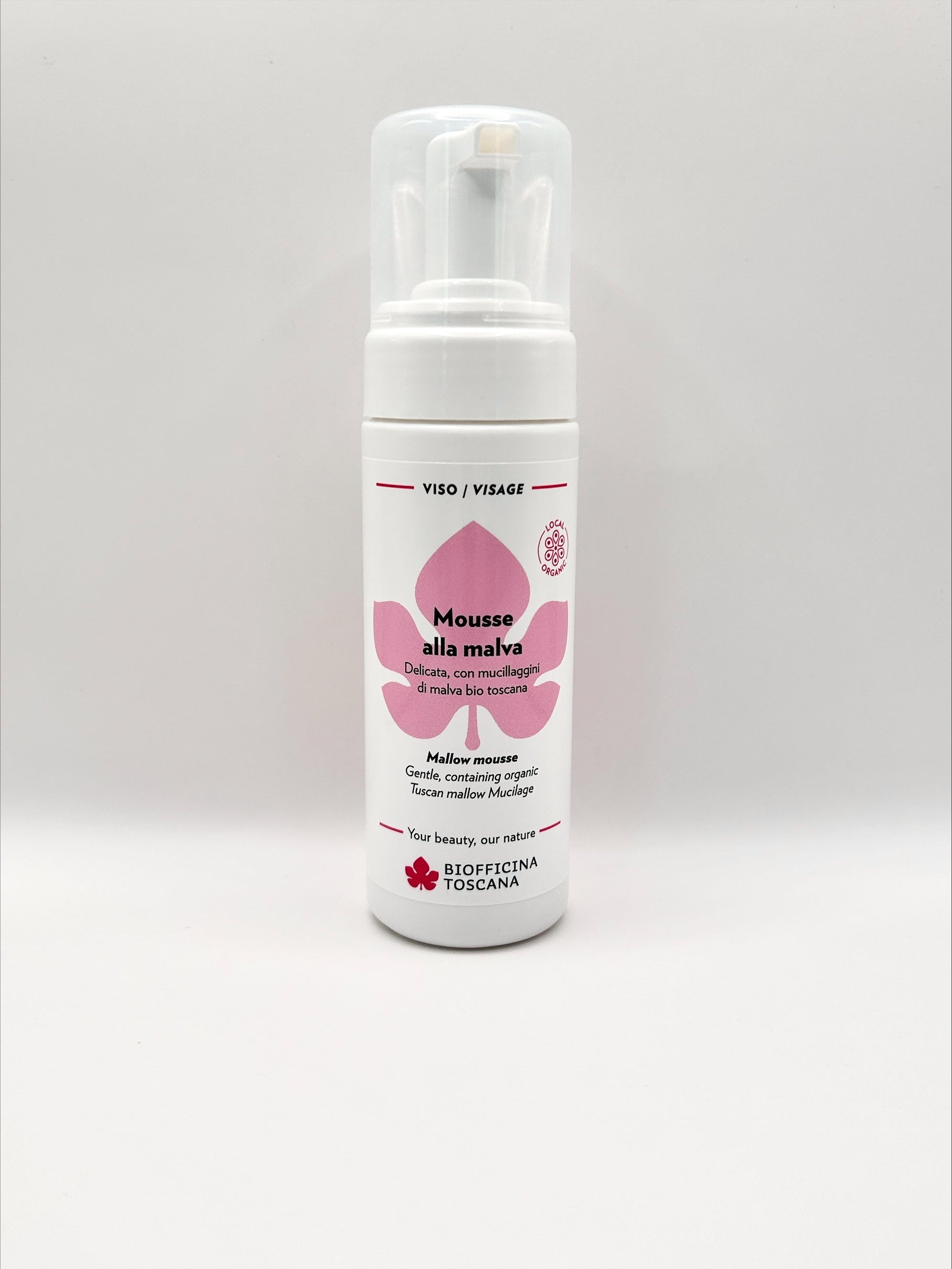 Biofficina Toscana Malva Ansiktsrengöring Mousse 150ml | Effektiv & Lugnande