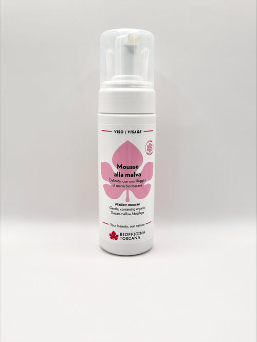 Biofficina Toscana Malva Ansiktsrengöring Mousse 150ml | Effektiv & Lugnande