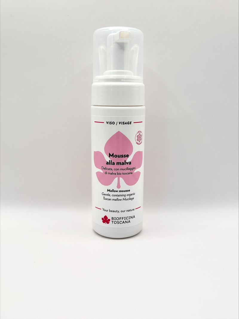 Biofficina Toscana Malva Ansiktsrengöring Mousse 150ml | Effektiv & Lugnande