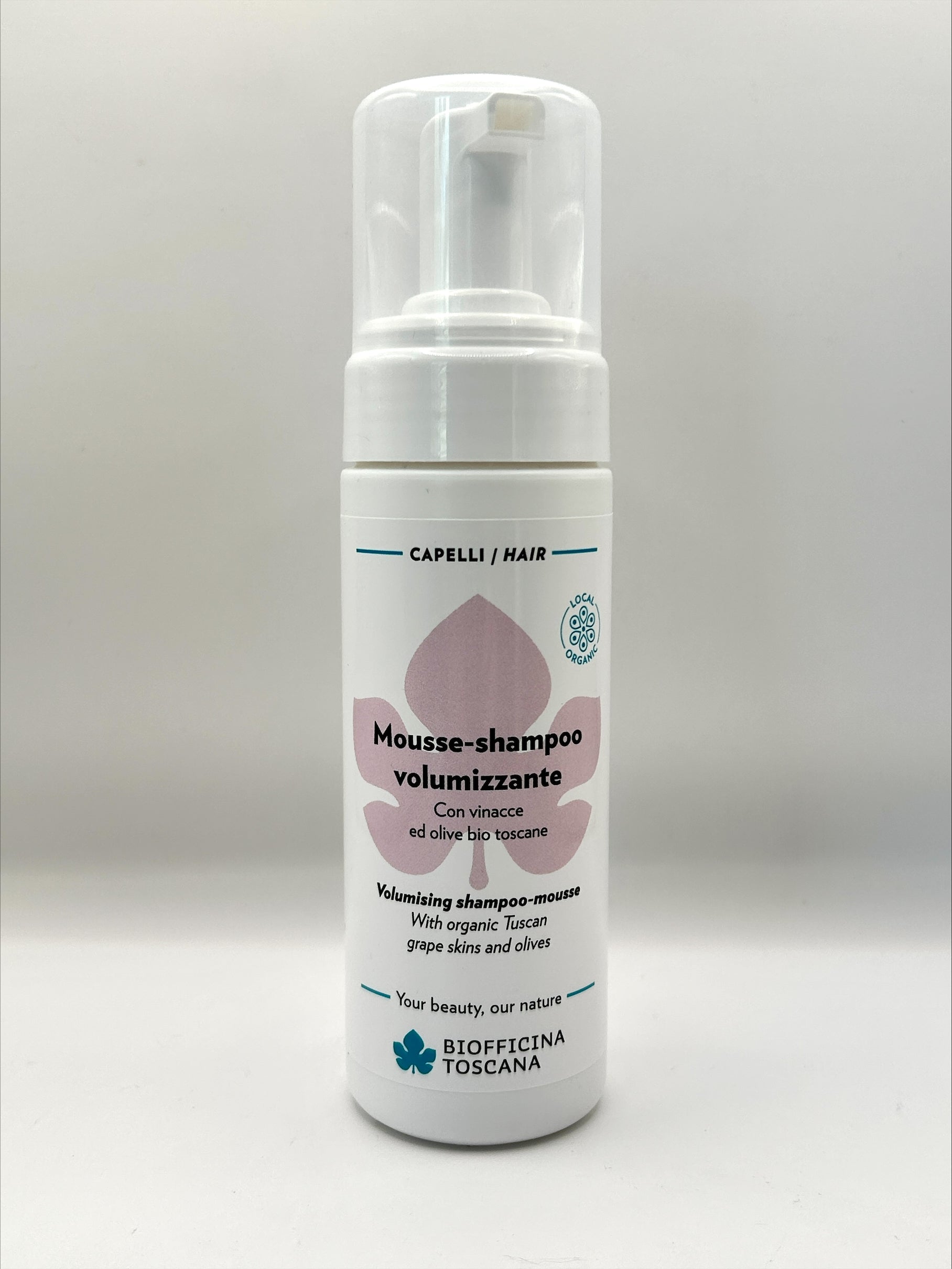 Biofficina Toscana Volymgivande Schampomousse Uviox-Oleox & Citrus – lyftande och skyddande