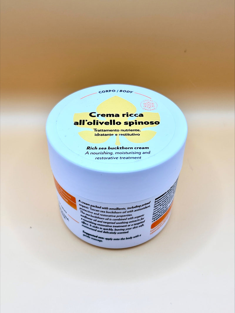 Biofficina Toscana Havtornskräm 150ml | Mjukgörande & Vårdande