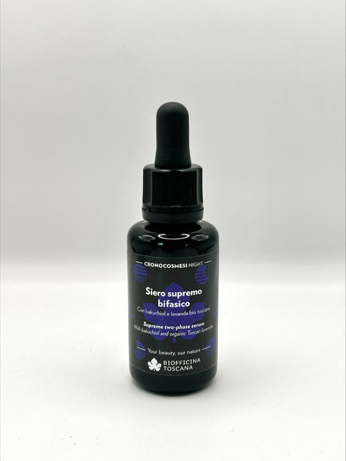 Biofficina Toscana Serum Bakuchiol & Hyaluronsyra – naturligt retinolalternativ för anti-aging