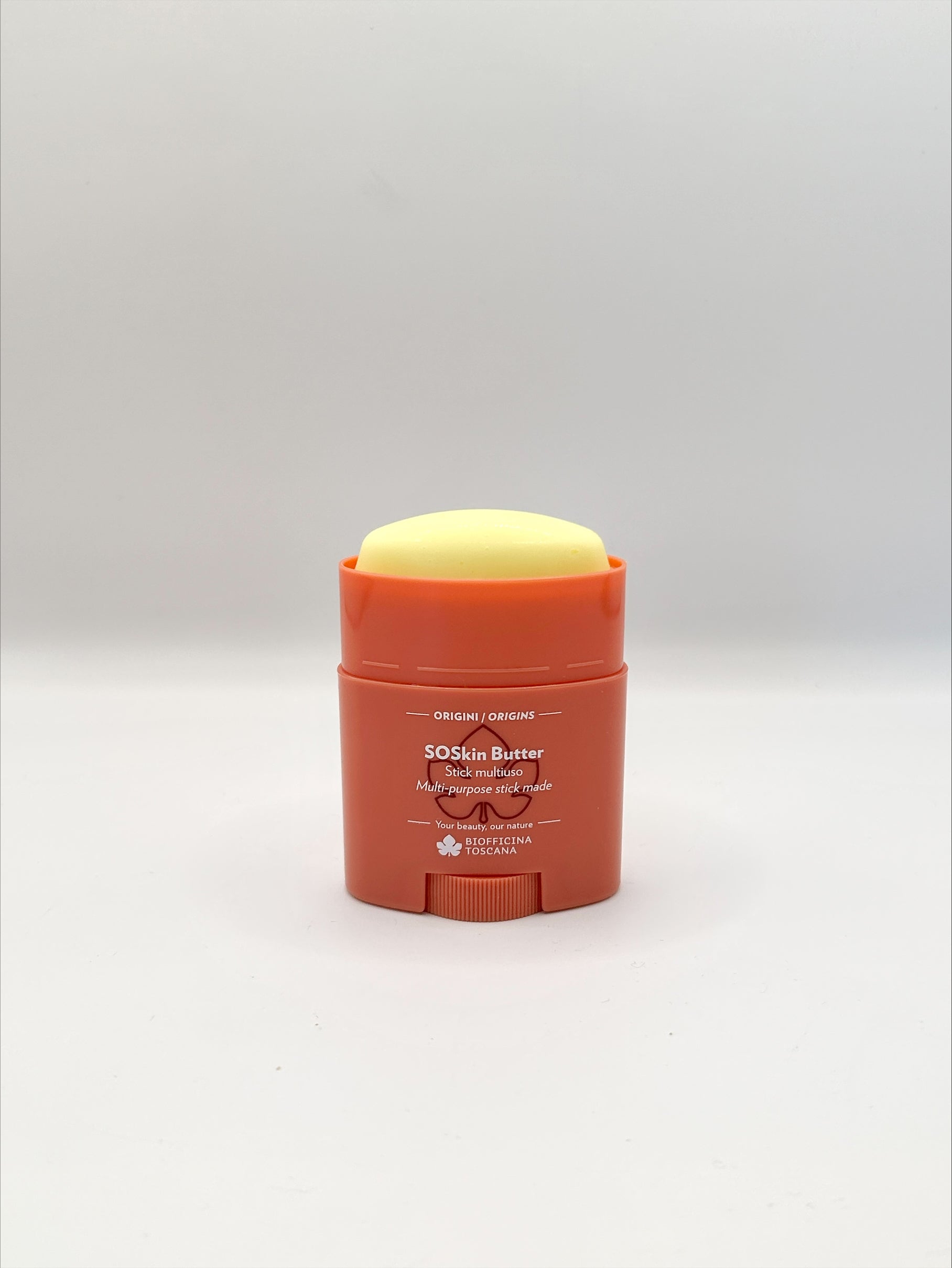 Närbild SoSkin Butter Ringblomma & Bivax 25ml – Biofficina Toscana