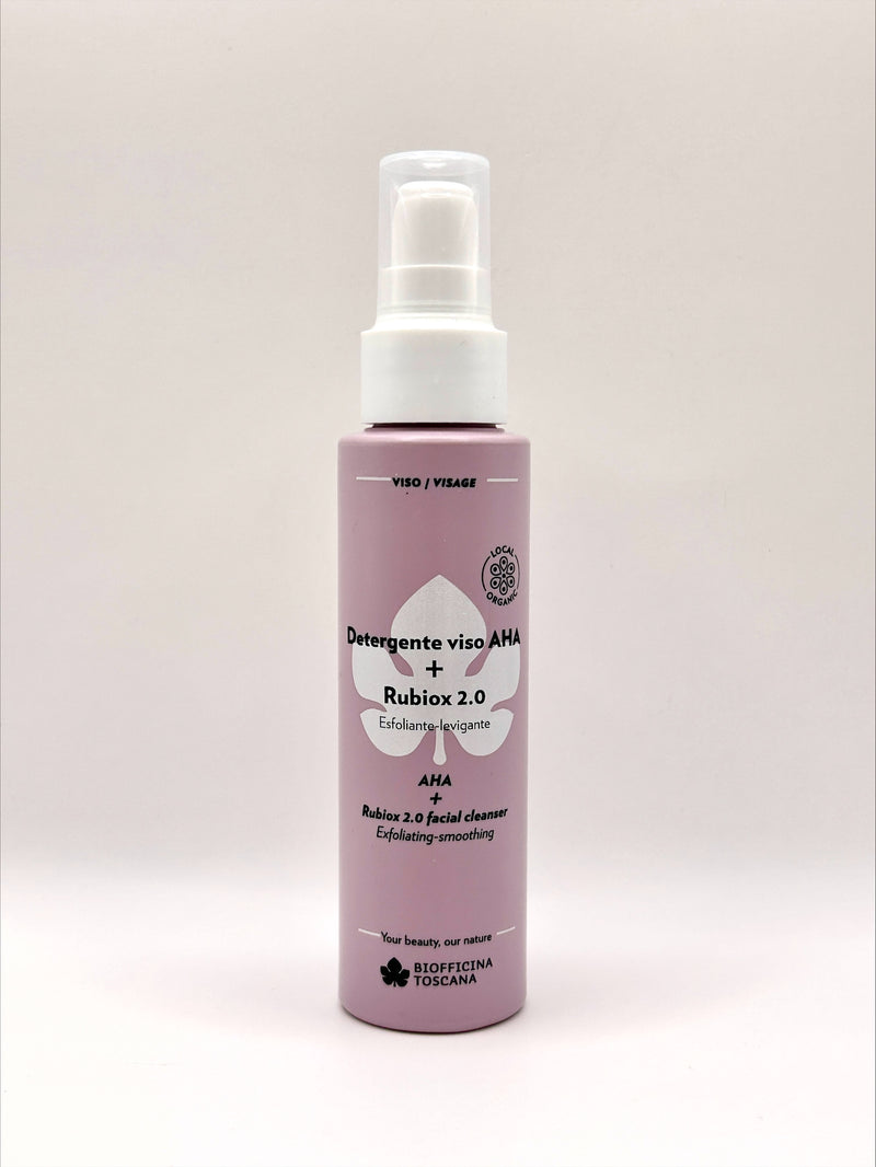 AHA + Rubiox 2.0 Ansiktsrengöring - Effektiv och skonsam - 100 ml