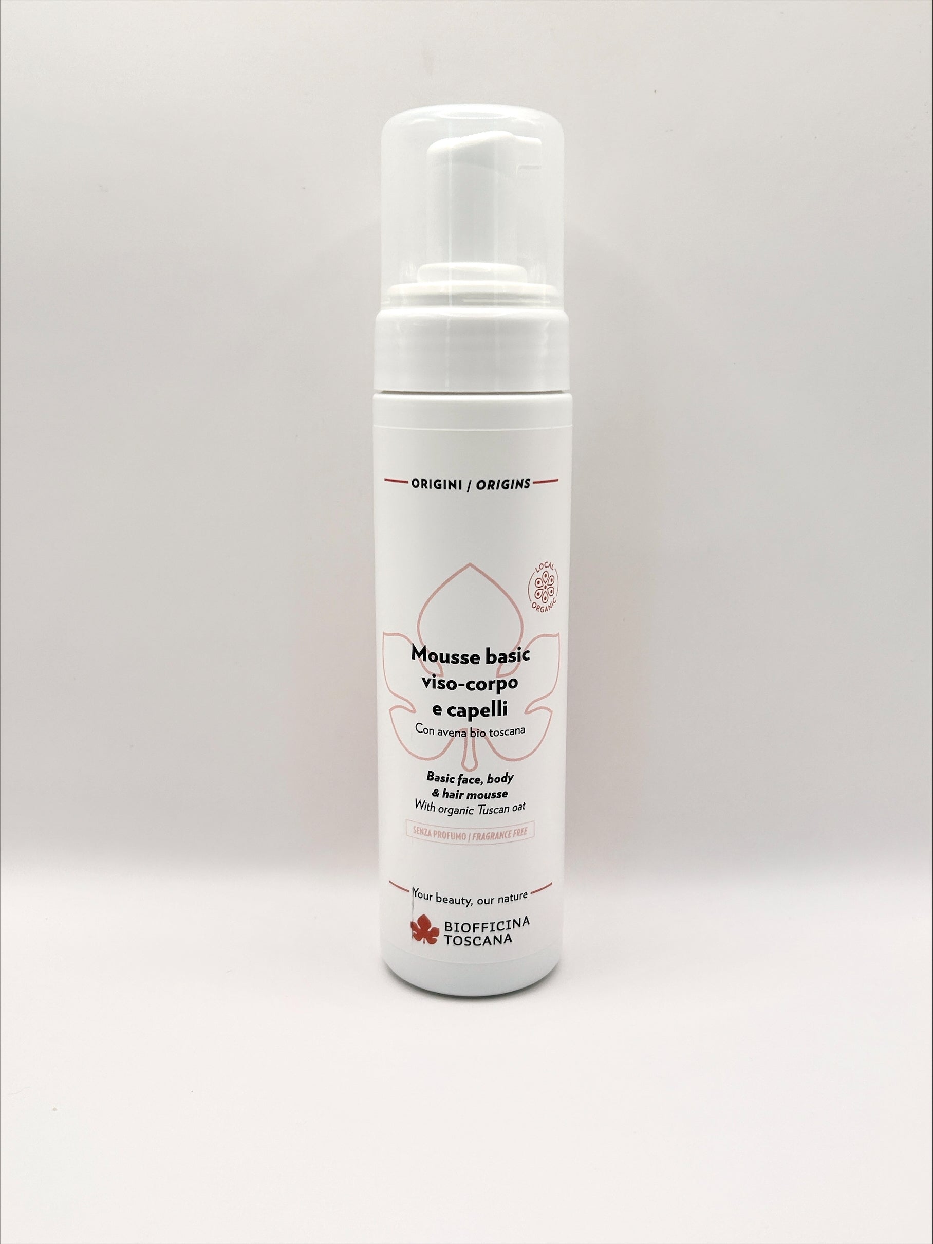 Biofficina Toscana Basic Ansikte Rengöringsmousse 200ml | Doftfri & mild