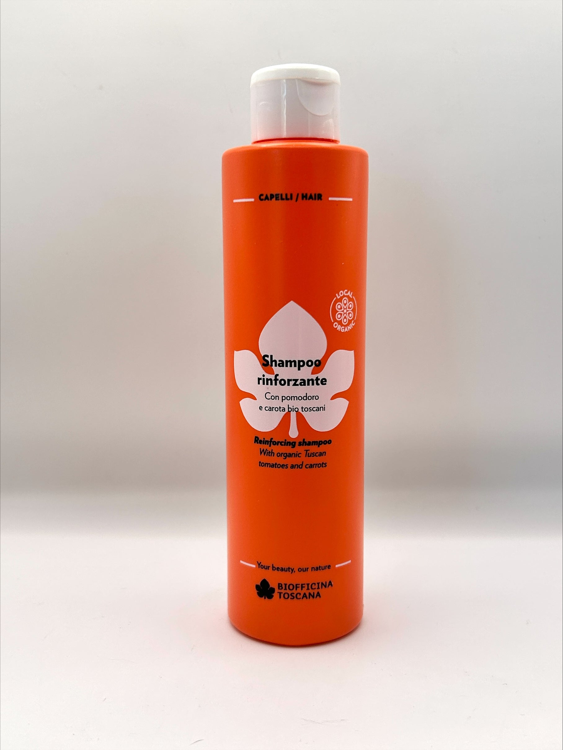 Biofficina Toscana Stärkande Schampo Liquepom & Morotsolja – reparerande och närande