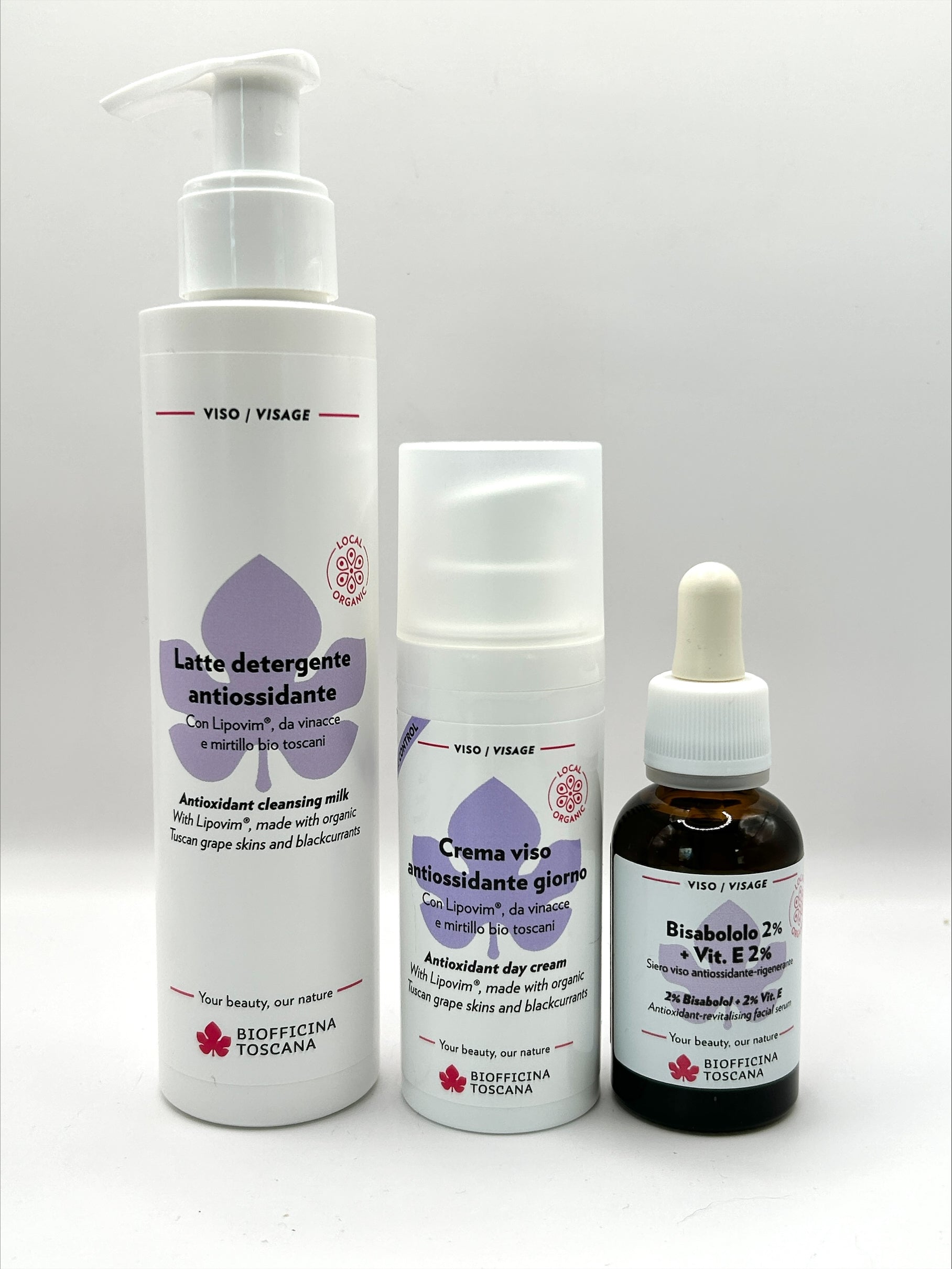 Biofficina Toscana ekologisk antioxidant dagkräm – lipovim och vitamin C för strålande och skyddad hud
