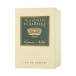 Acqua di Bolgheri Cipresso Nobile EDP förpackning i beige med etikett – Eau de Parfum