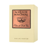 Acqua di Bolgheri Elisir di Dolce Vita EDP förpackning i beige med etikett – Eau de Parfum