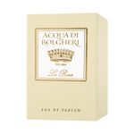 Acqua di Bolgheri La Rosa EDP förpackning i beige med etikett – Eau de Parfum