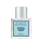 Acqua di Bolgheri Libeccio parfymflaska i klarglas med guldlock – Eau de Parfum närbild