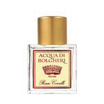 Acqua di Bolgheri Rosso Corallo parfymflaska i klarglas med guldlock – Eau de Parfum närbild